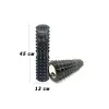 Масажний ролик EasyFit Grid Roller 45 см v.2.2 Чорний