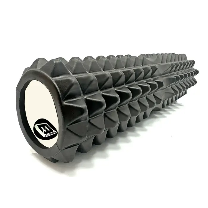 Массажный ролик EasyFit Grid Roller 45 см v.2.2 Черный