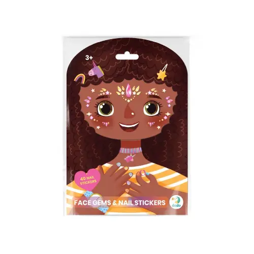 Набір страз і наліпок на обличчя та нігті «ПРИНЦЕСА ЄДИНОРІГ»