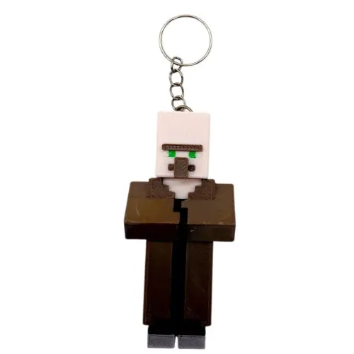 3D Брелоки MINECRAFT / МАЙНКРАФТ VILLAGER / СЕЛЯНИН KEYCHAIN, 3D друк