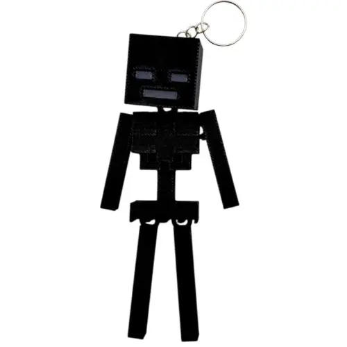3D Брелоки MINECRAFT / МАЙНКРАФТ WITHER SKELETON / ВІЗЕР СКЕЛЕТ KEYCHAIN, 3D друк