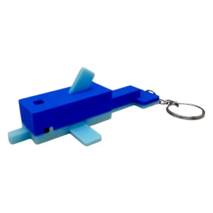 Брелок 3D печать "Minecraft Dolphin / Дельфин Майнкрафт", Keychain