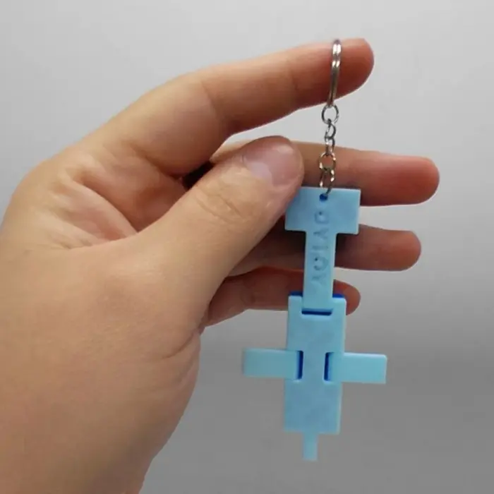 Брелок 3D печать "Minecraft Dolphin / Дельфин Майнкрафт", Keychain