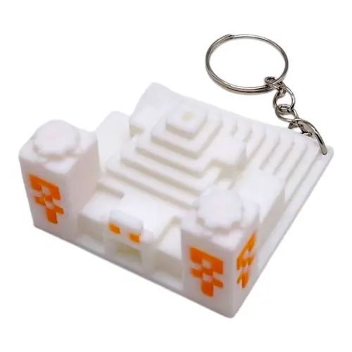 3D Брелоки MINECRAFT / МАЙНКРАФТ DESERT PYRAMID / ХРАМ В ПУСТЕЛІ KEYCHAIN, 3D друк