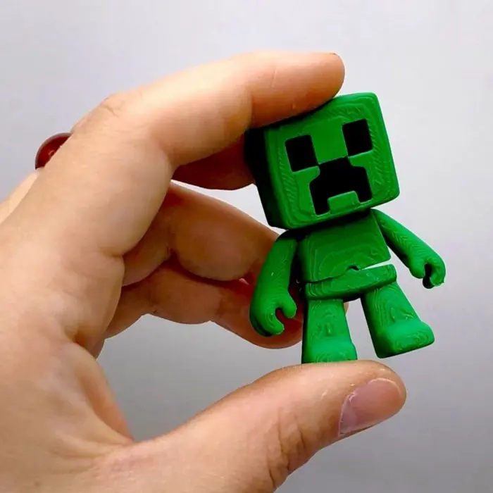 3D Брелоки MINECRAFT / МАЙНКРАФТ CREEPER / КРІПЕР "FLEXI", 3D печать