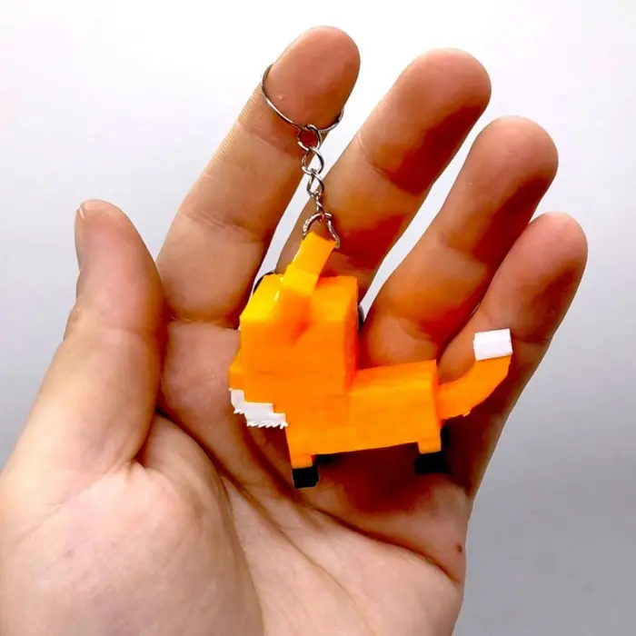 3D Брелоки ROBLOX FOX / ЛИСИЦЯ GAG KEYCHAIN, 3D друк