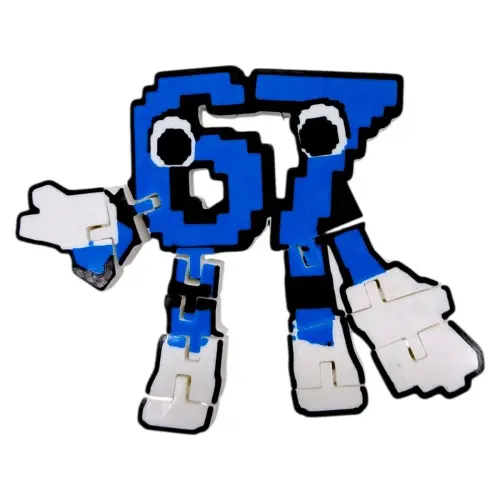 Антистрес ROBLOX 67 / 67 BRAINROT SIX-SEVEN KEYCHAIN, 3D друк