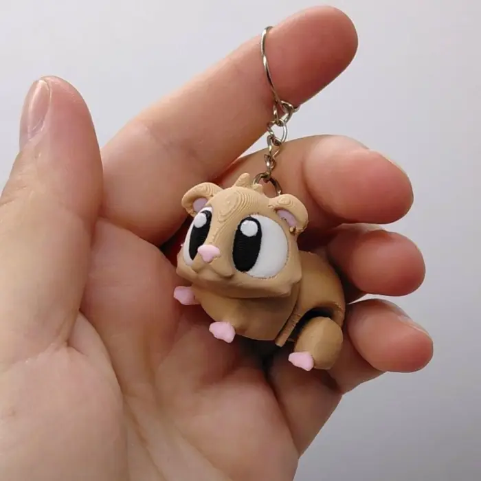 3D Брелоки "CUTE QUINEA PIG / МОРСЬКА СВИНКА", Keychain, 3D друк