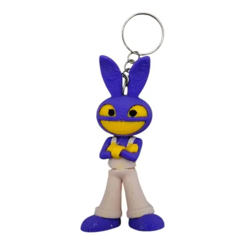 3D Брелоки FLEXI JAX (The Amazing Digital Circus) / ДЖАКС Цифровой ЦИРК KEYCHAIN, 3D печать
