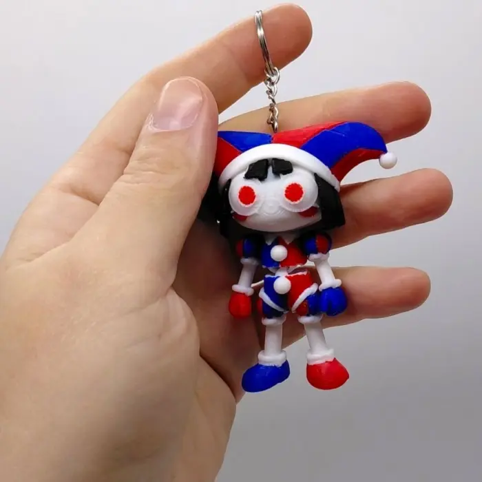3D Брелоки FLEXI POMNI/ ПОМНІ ЦИФРОВИЙ ЦИРК (The Amazing Digital Circus) KEYCHAIN, 3D друк