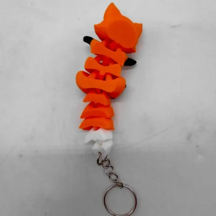 Брелок 3D друк "Flexi Fox / Магнітна Лисичка Keychain"