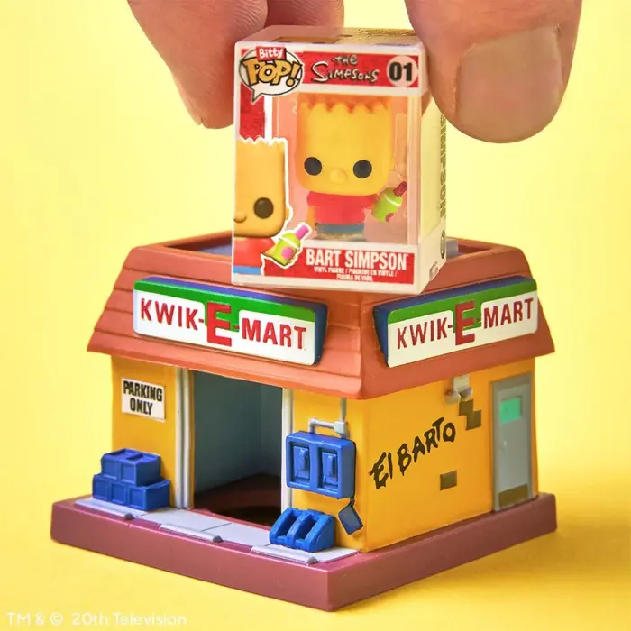 Набор фигурок Bitty Pop! Town - Барт Симпсон и Квики-Март