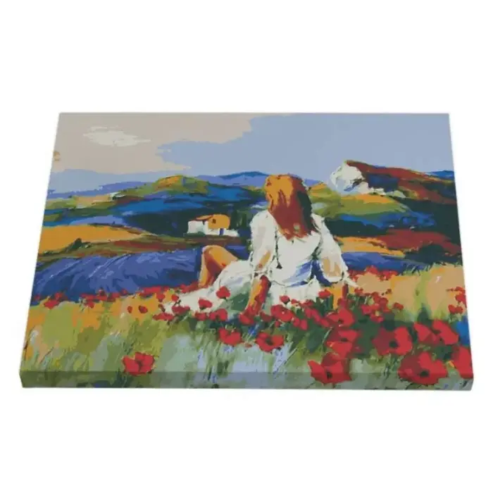 Картина по номерам з "ЛАЗУРОВИЙ ПЕЙЗАЖ" 40*50 см