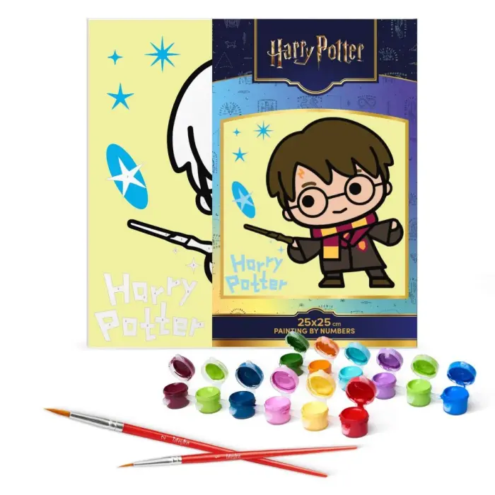 Картина за номерами "Harry Potter, Гаррі Поттер: Чари під зірками" 25х25 см