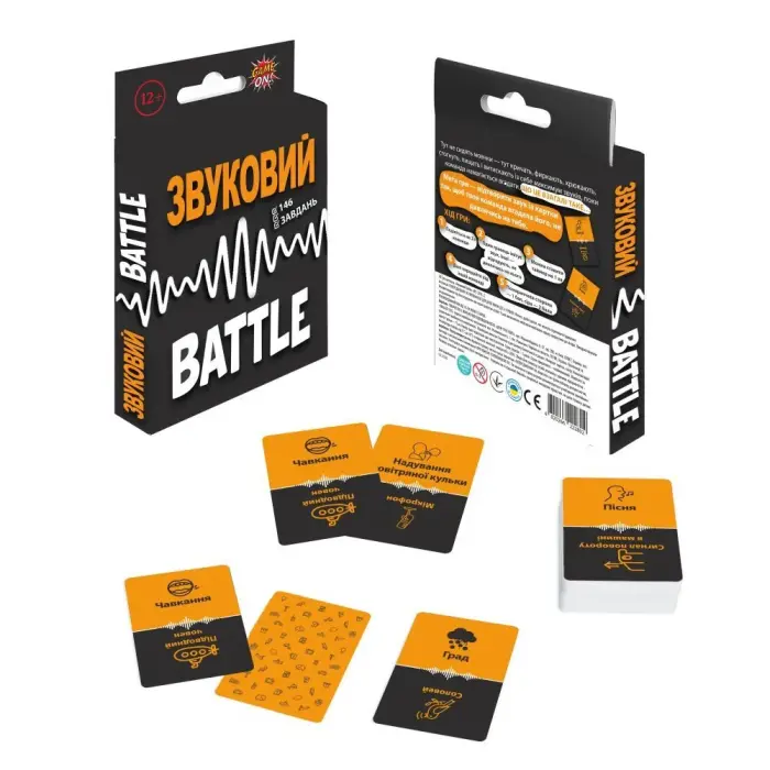 Игра настольная "Звуковый Battle" (развивает коммуникацию, скорость реакции и дарит много веселых моментов во время игры)