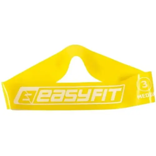 Гумове кільце Easyfit #3, жовтий (для занять фітнесом, йогою, пілатесом і кросфітом)
