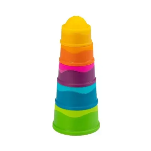 Пірамідка Fat Brain Toys dimpl stack Чашки 5 шт