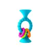 Прорізувач-брязкальце на присосках Fat Brain Toys pipSquigz Loops, бірюзовий