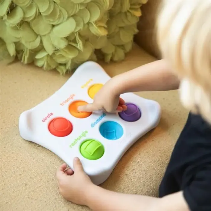 Сенсорна іграшка Fat Brain Toys Dimpl Duo Колір Форма Брайль, симпл димпл / simple dimple