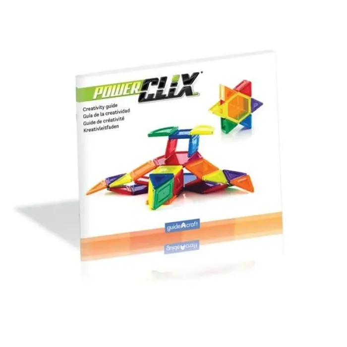 Магнітний конструктор Guidecraft PowerClix Solids, 24 деталі