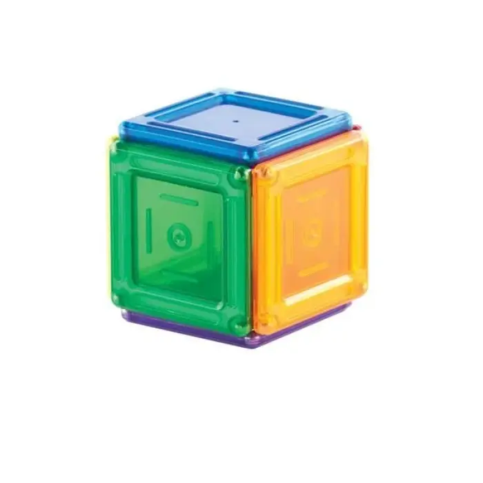 Магнітний конструктор Guidecraft PowerClix Solids, 24 деталі