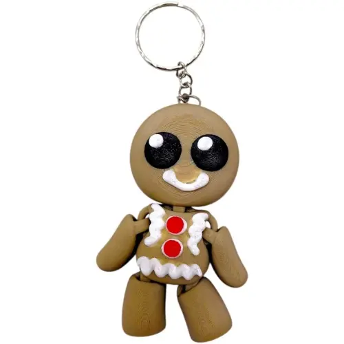 Брелок 3d друк "ЧОЛОВІЧОК-ПЕЧИВО" (ВИД 1) , KEYCHAIN