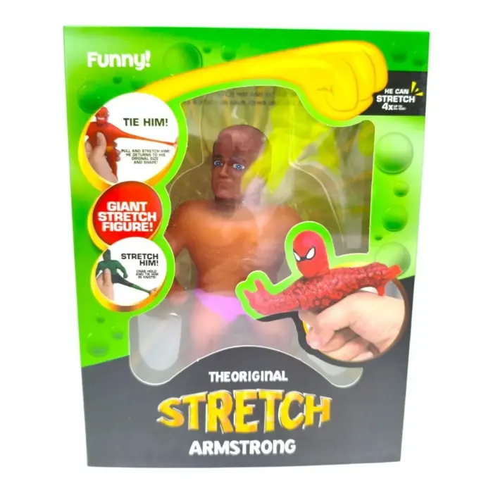 Игрушка-тянучка "Stretch Armstrong: Герои Marvel / Марвел" ЧЕЛОВЕК (КОРИЧНЕВЫЙ)