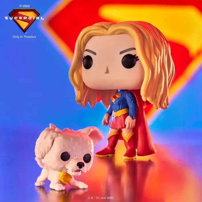 Набор игровых фигурок Funko POP! серии Супергерл - Супергерл и Крипто Суперпес