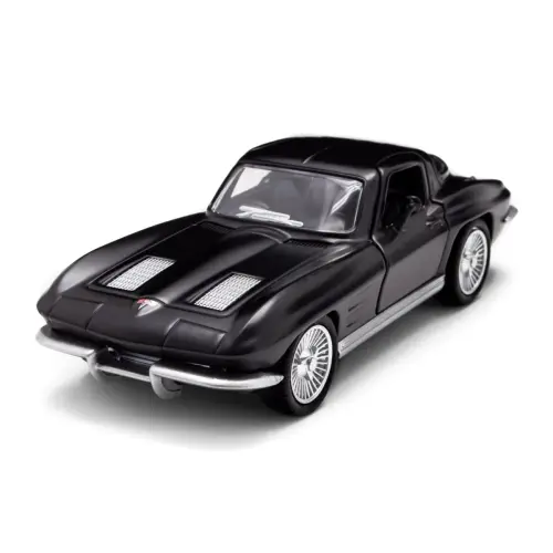 Автомодель - CHEVROLET CORVETTE SPLIT WINDOW 1963 (матовий чорний)