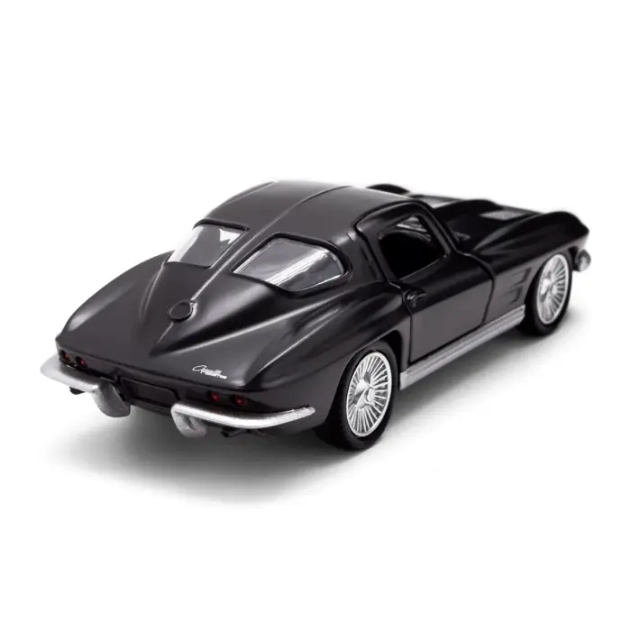 Автомодель - CHEVROLET CORVETTE SPLIT WINDOW 1963 (матовый черный)