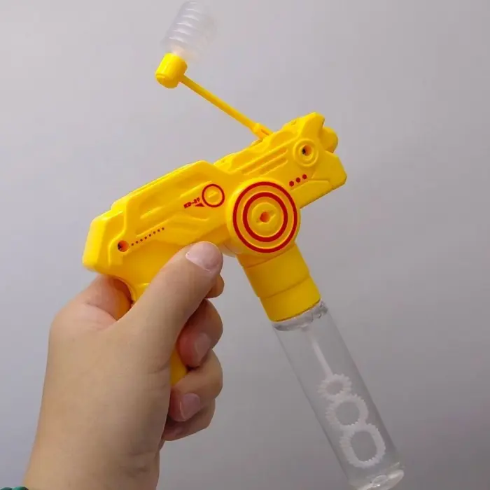 Мильні бульбашки з пістолетом (ЖОВТИЙ)