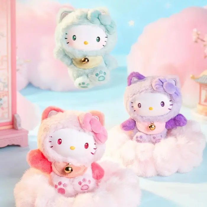 М’яка іграшка-сюрприз на кліпсі Pop Top Hello Kitty – Казкові бажання
