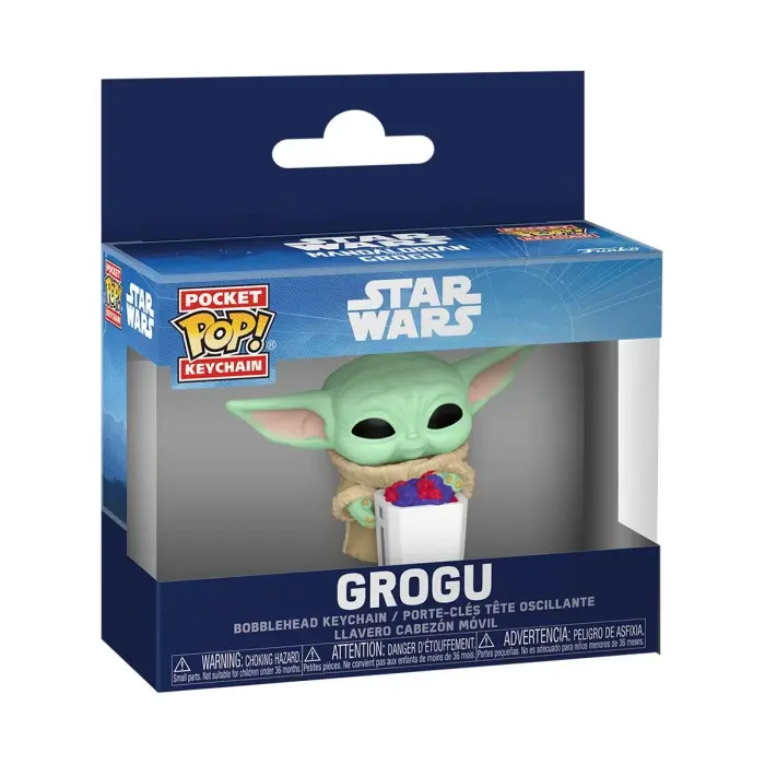 Ігрова фігурка на кліпсі Funko POP! серії Мандалорець і Ґроґу - Ґроґу з попкорном