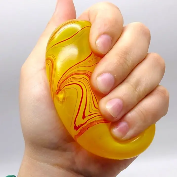 Антистрес CUBE КУЛЯ МАРМУРОВА 5,5 СМ (РОЖЕВИЙ)