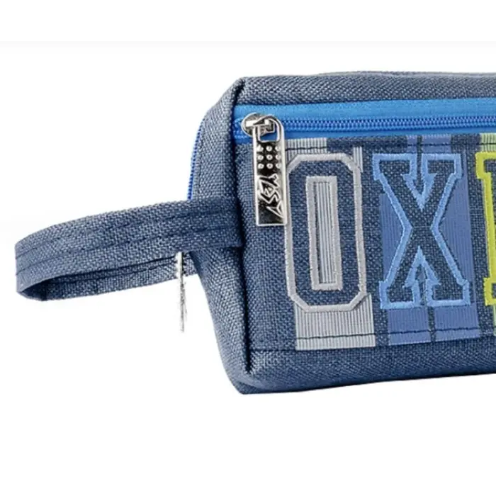 Пенал мʼякий "Yes" синій, "Oxford" 20х9.5х5 см
