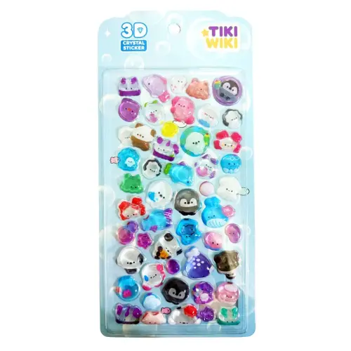 Набір 3D-наліпок Tiki Wiki серії Crystal – Тікі море S2
