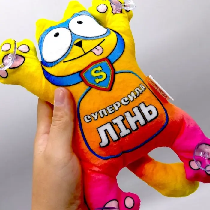 Іграшка м’яконабивна «Кіт Суперкіт на липучках» 21 см