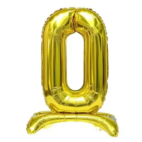 Кулька фольгована цифра "0" підлогова 80 см