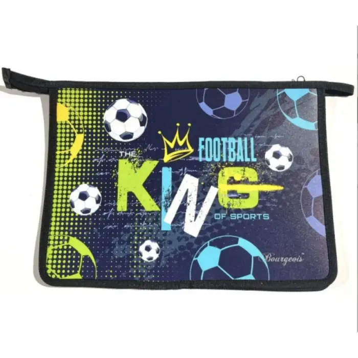 Папка на блискавці А4+, football king