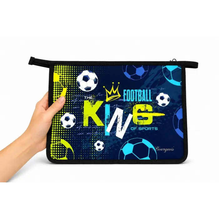 Папка на блискавці А4+, football king