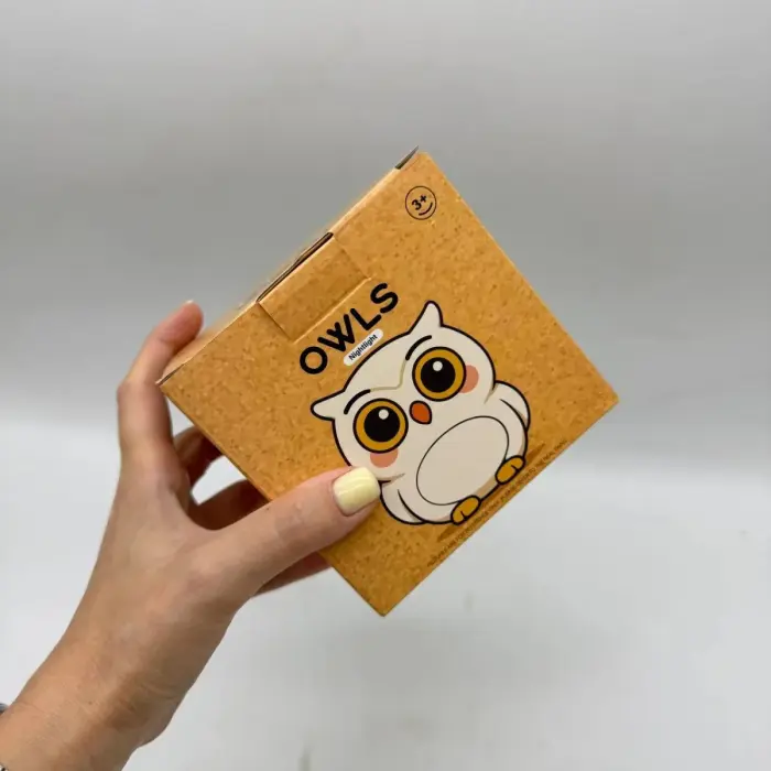 Нічник "сова" акум.USB.світ.кор.10,8*9,7*10,6 /108/