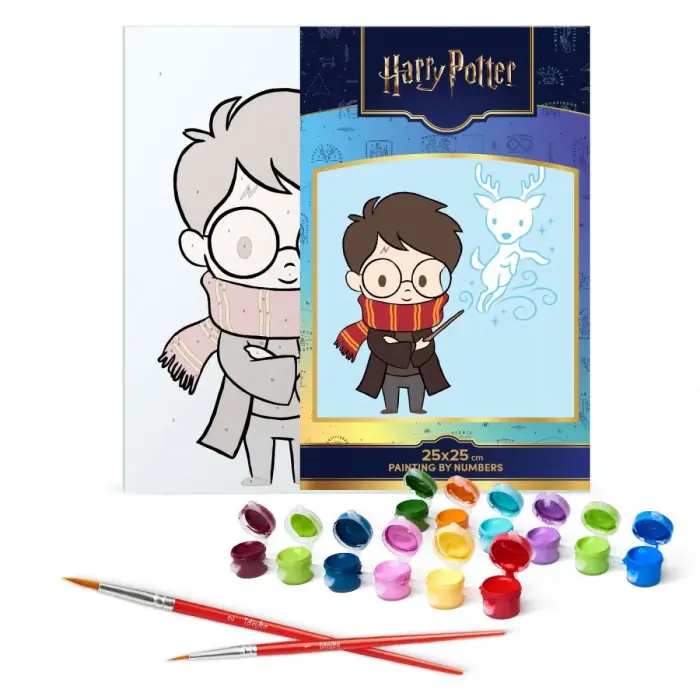 Набір для розпису по номерах для дітей WB "Harry Potter: Милий Патронус" 25х25см