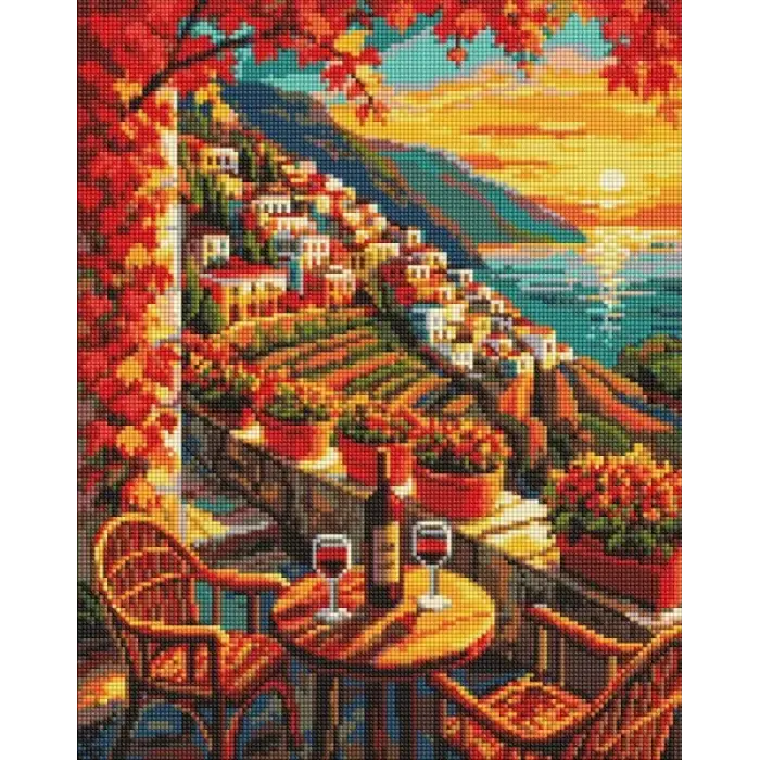 Алмазна мозаїка - Винна історія ©art_selena_ua