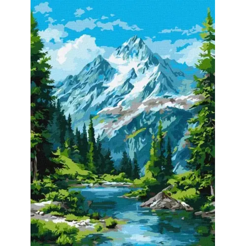 Картина за номерами - Погляд сонячного ранку ©art_selena_ua