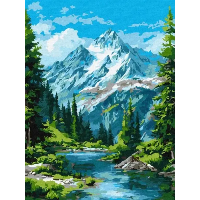 Картина за номерами - Погляд сонячного ранку ©art_selena_ua