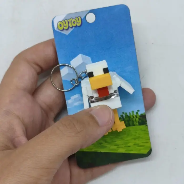Брелок 3D печать "Minecraft Chicken/ Курица"