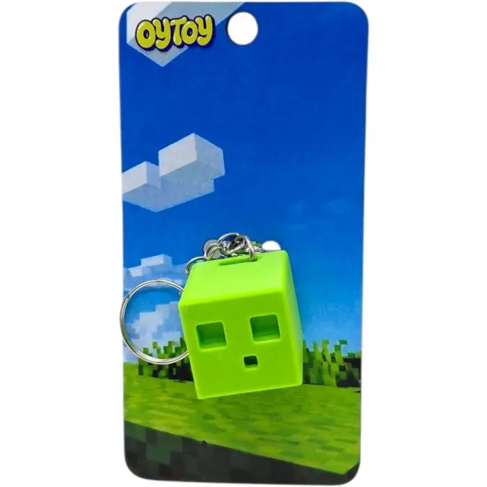 Брелок (3D печать) Minecraft Slime / Слизень Keychain