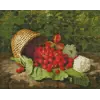 Алмазна мозаїка без підрамника - Кошик з полуницею ©William Hammer