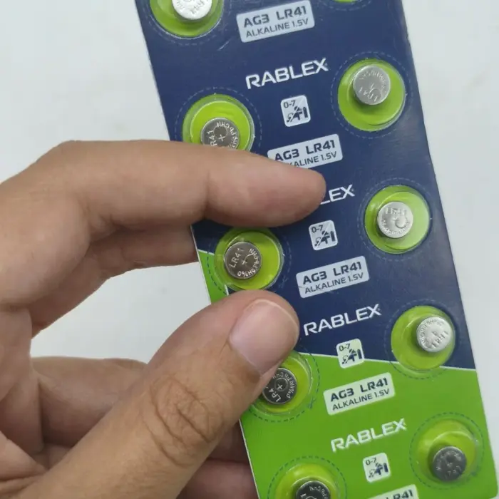 Батарейка RABLEX "таблетка" 1.5V AG3 (LR41) ціна за 1 блістер - 10 шт
