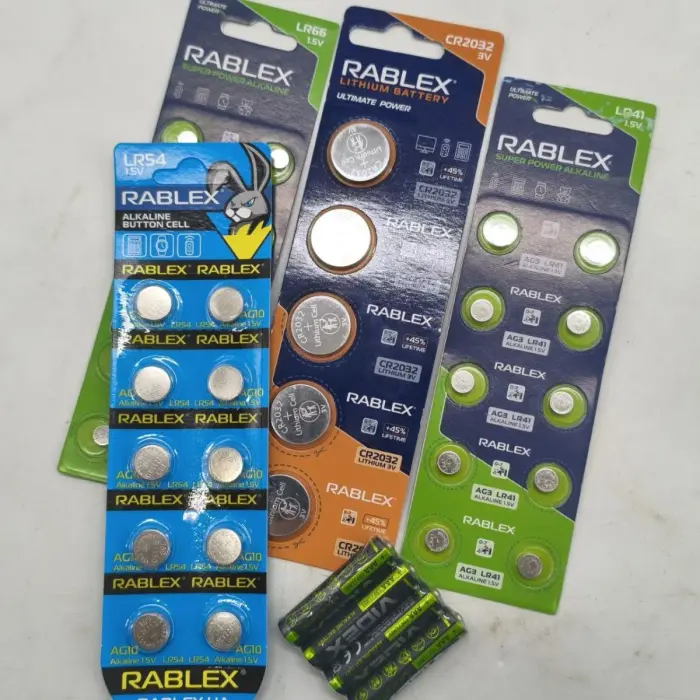 Батарейка RABLEX "таблетка" 1.5V AG4 (LR66) ціна за 1 блістер - 10 шт